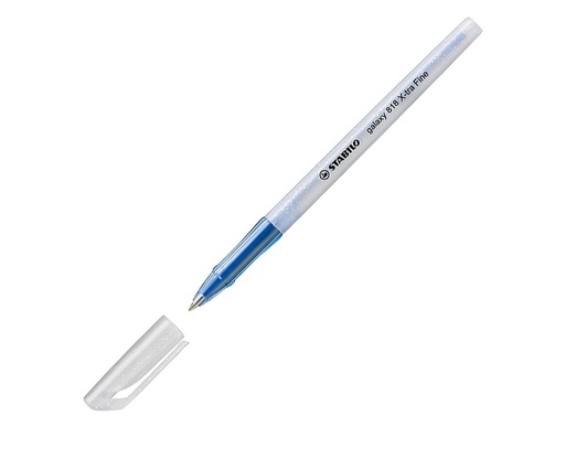 [SS818XBL] Stabilo Galaxy X-FINE BLUE BP Pen - (10/bx)