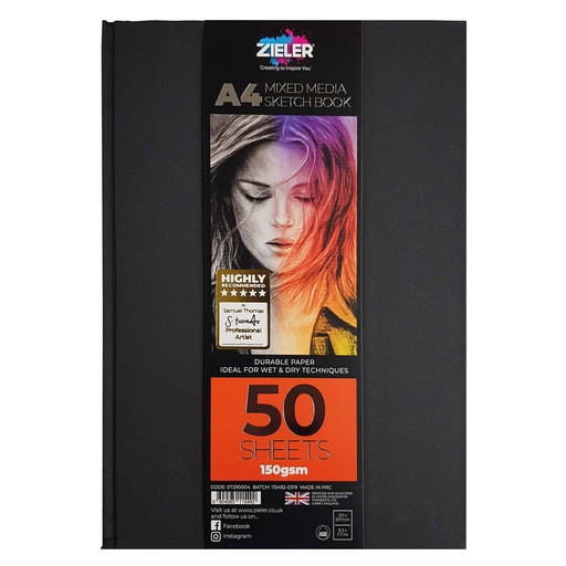 [SD290004] Zieler Sketchbook A4 Hardcover #7290004