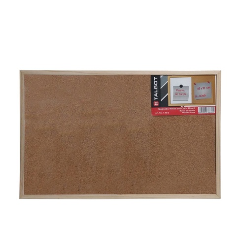 [SS38612] Corkboard 24x36" w/Wood Frame - Talbot