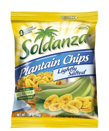 [WBPLANLS] Plantain Chips Lightly Salted 45g - SOLDANZA