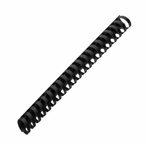 [YAEK25BK] Binding Element 25mm (1") Black 21 Ring
