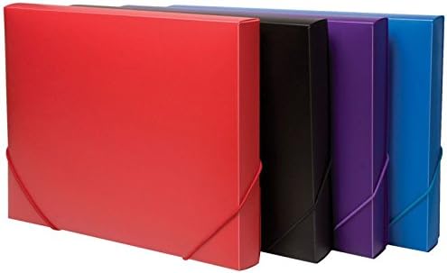 [TS301378] Box File A4 Elasticated Asst. Cols