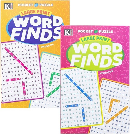 [KP0615] Pocket Word Finds Puzzle Book