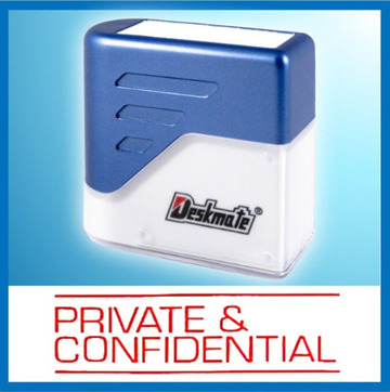 [KKSTMPPR] Stamper PRIVATE & CONFIDENTIAL Pre-Inked