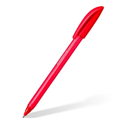 [ST4320MR] Staedtler #4320 M-2 RED MED Triangular Ballpoint Pen