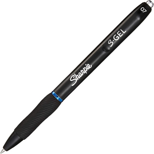[SASGELMB] Sharpie S-Gel #2096152 BLUE Medium 0.7mm Retractable Pen - (12/bx)