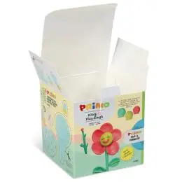 [PR2993D3] Primo Play Dough FLOWER #2993CD3 Creative Cube 3Cols