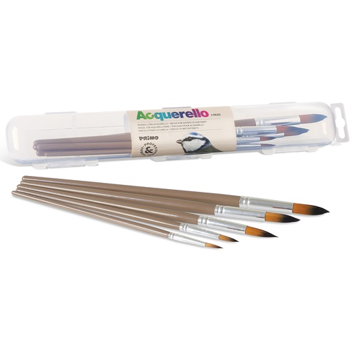[PR1244P5] Watercolour Round Brush Set 5 Sizes #1244P5 - (12/ctn)