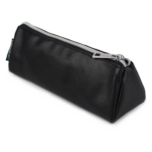 [POPCA176] Pencil Case - Black Triangular
