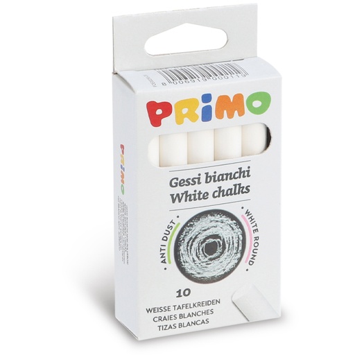 [PR011G10] Primo WHITE Chalk #011GB10R ANTIDUST 10s