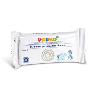 [PR285M50] Primo Air Dry WHITE 500g #285MOD500B Clay - (12/ctn)