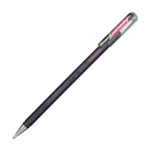 [PEK110DA] Pentel Hybrid Dual Metallic G/Roller Black/Metallic Red 1.0mm Pen
