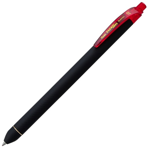 [PEBL437B] Pentel Kuro Retr. 0.7mm RED Gel Roller Pen  - (12/bx)   