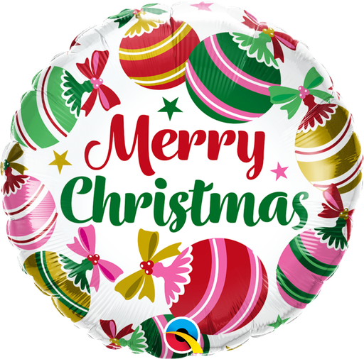 [SD15016Q] Xmas Ornaments & Stars 18" Foil Balloon