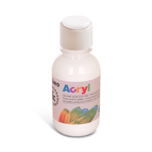 [PR402TWH] Fine Acrylic #125100 WHITE 125ml Paint - (6/ctn)