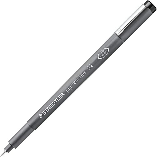 [STPL02BK] Staedtler Pigment Liner 0.2mm Black #308 02-9
