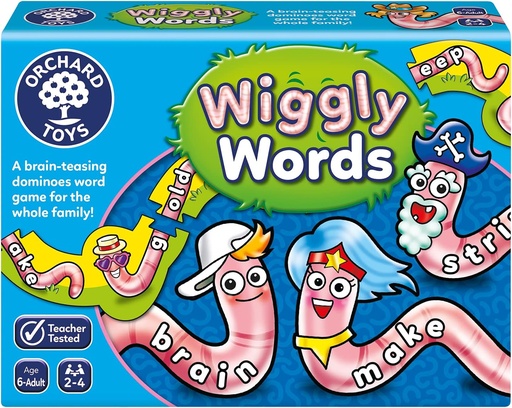 [OR105] Wiggly Words Word Game 6-Adult