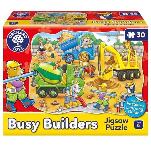 [OR299] Busy Builders 30pc Puzzle 3+