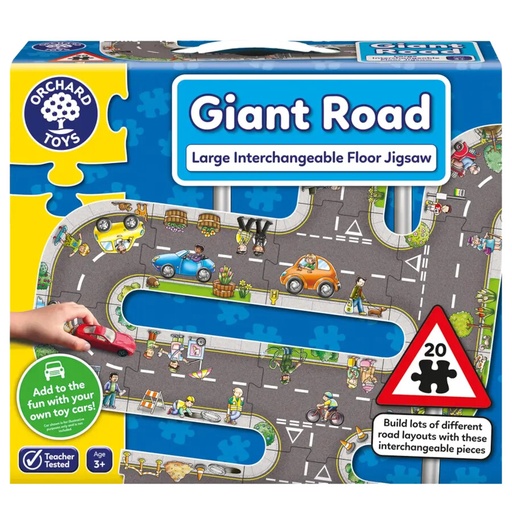[OR286] Giant Road 20pc Puzzle 3+