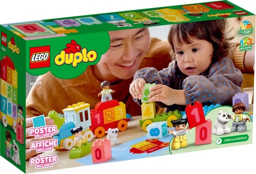 [LE10954] Lego Duplo: Number Train Learn To Count 23pc 1 1/2+