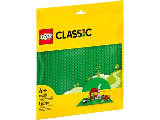 [LE11023] Lego GREEN Baseplate 1pc 4+