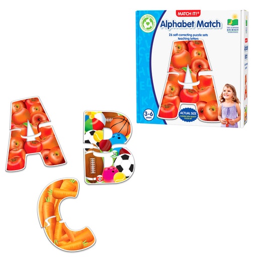 [LJ117569] Match It - Alphabet Match 26pc