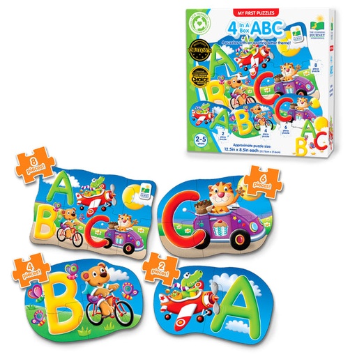 [LJ631492] My First Puzzle Sets 4 In A Box - ABC (2+)