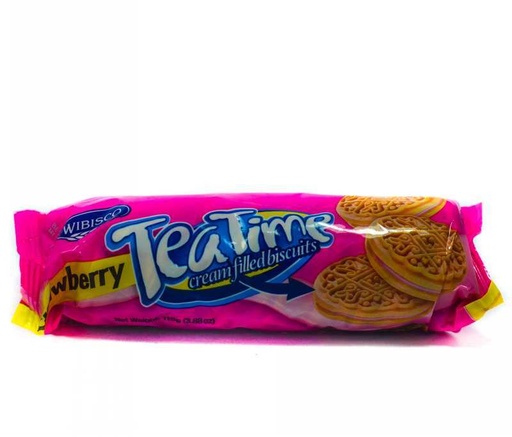 [WBTIMEST] Tea Time STRAWBERRY 110g Biscuits
