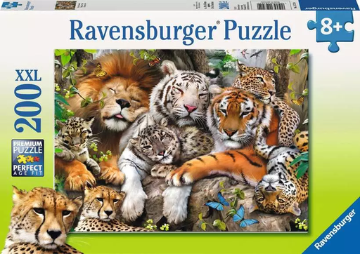 [RU12721] Big Cat Nap 200pc XXL Puzzle 8+