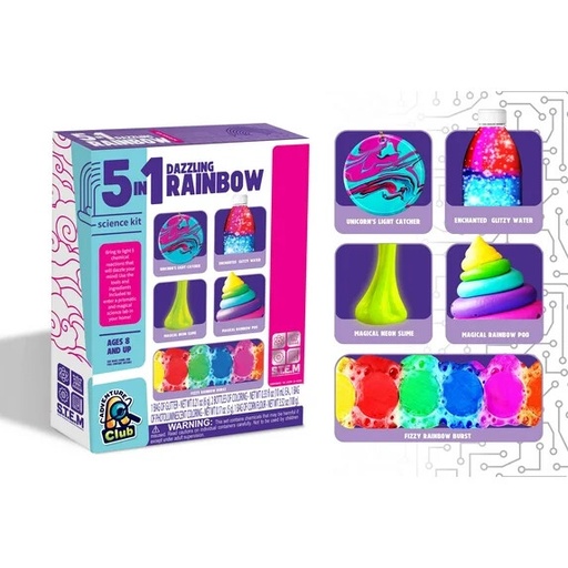[AN650128] 5 In 1 Dazzling Rainbow Experiments Kit