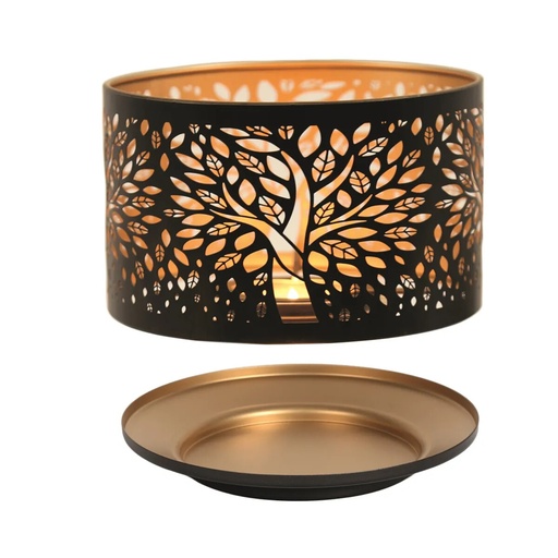 [WOAR2084] Jar Shade & Tray Set Black BAUBLES
