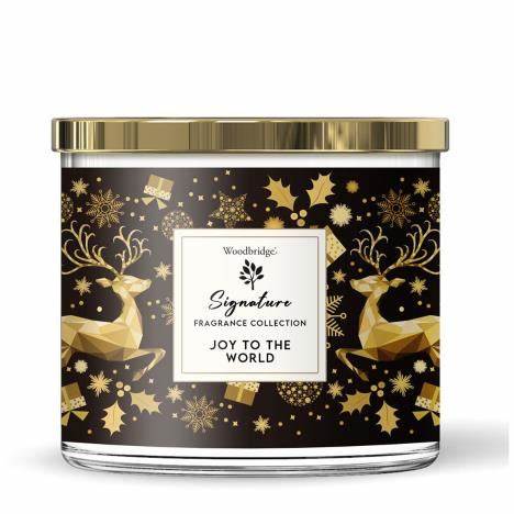[WOWTT003] Wax Tumbler Candle Jar 410g - JOY TO THE WORLD