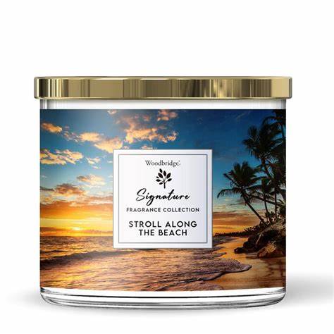 [WOWTT009] Wax Tumbler & Candle Jar 410g - STROLL ALONG THE BEACH