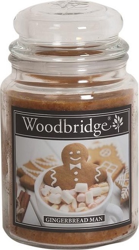 [WOWLJ036] Scented Large Candle Jar 565g - GINGERBREAD MAN