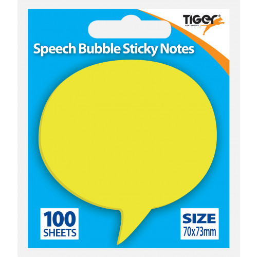 [TS302442] Speech Shape Sticky Notes Neon 100shts