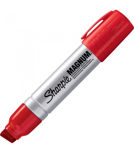 [SAMAGNRD] Sharpie MAGNUM Size RED #44002 Marker  - (12/bx)