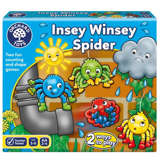 [OR031] Insey Winsey Spider Counting/Shapes Game 3-6yrs