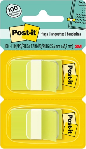 [3MFLAGYL] Post It Tape Flags YELLOW #680-YW2 1" X 1.7" - Sold Singular