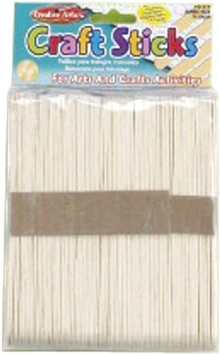 [CL66575] Craft Sticks #66575 JUMBO 6"x3/4"  75pk