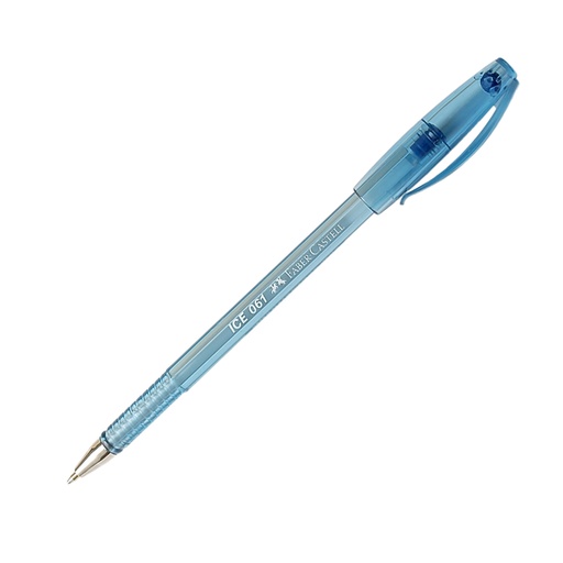 [BOICEFBL] Faber Castell #061 Ice BLUE FINE BP Pen - (12/bx)