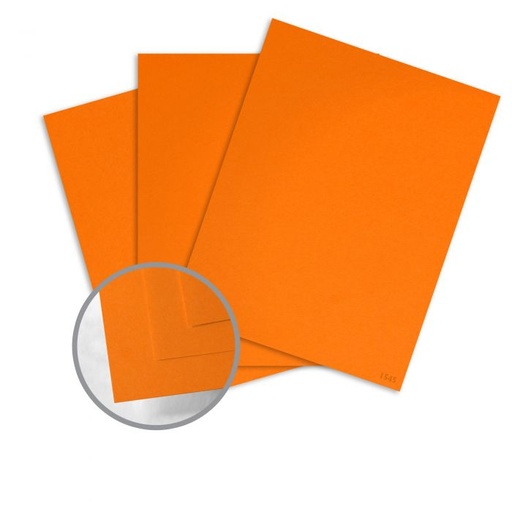 [BXCA18FO] Laser Card FLUORESCENT ORANGE 185g L/S 100pk