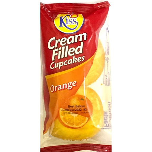 [JTKISSOC] Kiss Cakes Cream Filled Orange Cupcakes