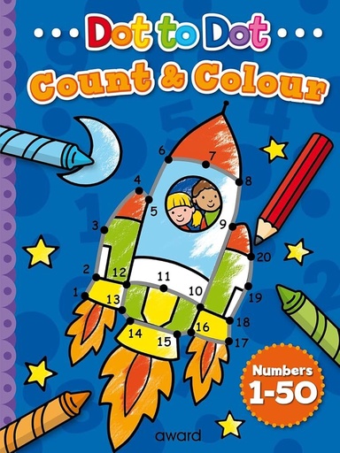 [AW701705] Count & Colour 1-50 Dot To Dot (ROCKET)