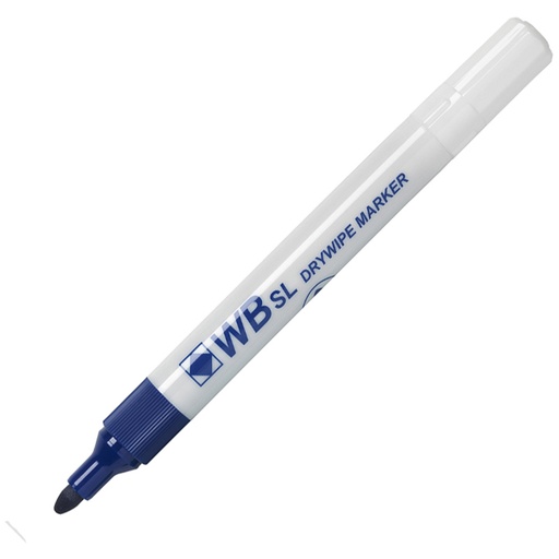 [SDWBMKBL] WB SL Whiteboard BLUE Chisel Marker #WX26036 - (10/bx)