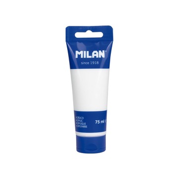 [MI101710] Milan Acrylic 75ml ARCTIC WHITE Tube Paint #101710