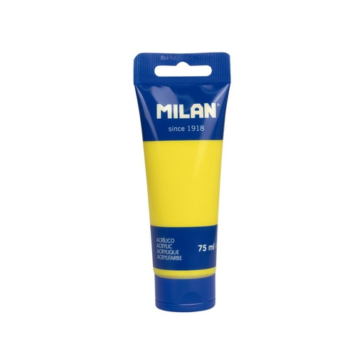 [MI101720] Milan Acrylic 75ml TROPICAL YELLOW Tube Paint #101720