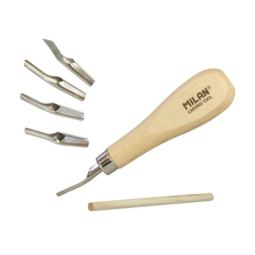 [MI61054] Milan Lino Cutter Set w/5 Cutters #61054