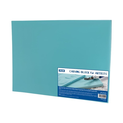[MI300220] Milan Artist Blue Carving Block 30x22 #GPM3002206