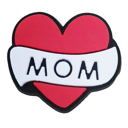 [SDM4660] Croc Shoe Charms - MOM HEART #M46-60
