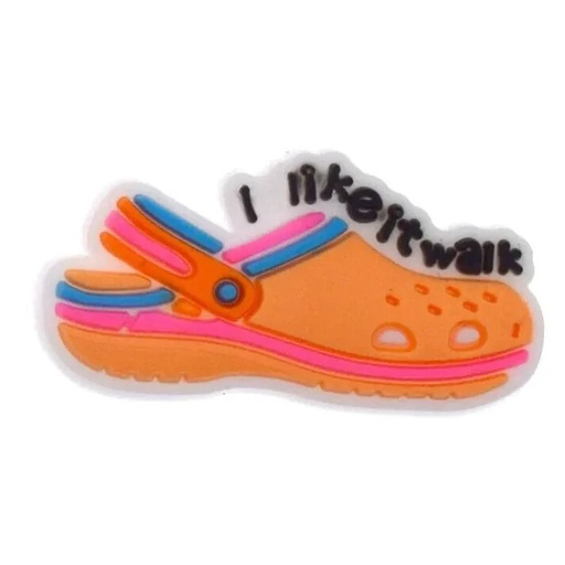 [SD36201] Croc Shoe Charms  - I LIKE IT WALK CROC SHOE #362-01